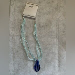 NWT Corning Museum of Glass - Art Glass Pendant Necklace (Rare)